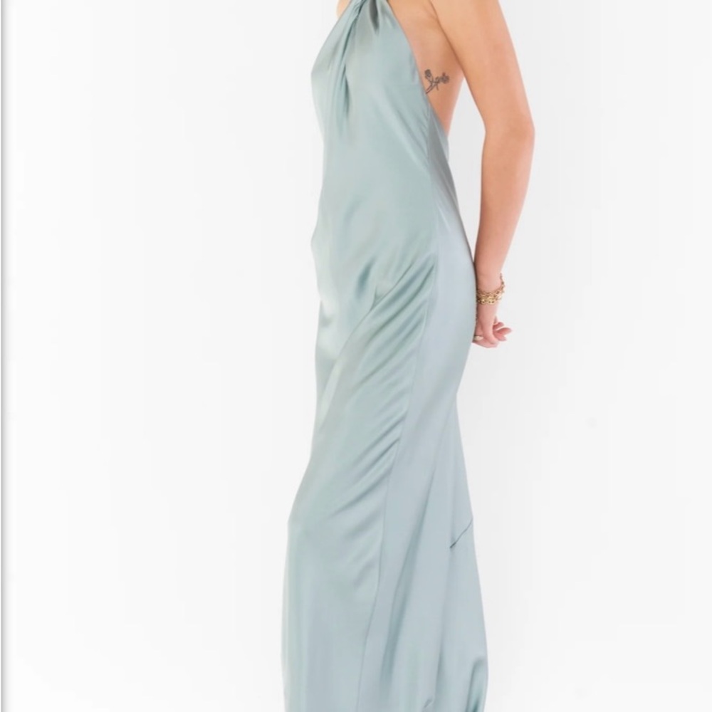 Show Me Your MuMu Silver Sage Luxe Maxi Dress - Picture 3 of 4